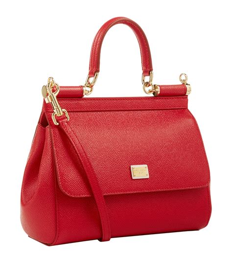 dolce gabbana sicily bag red|dolce gabbana sicily bag small.